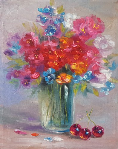Bouquet floreale colorato
