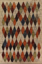Tappeto tribale geometrico