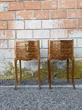 Coppia Comodini Luigi XV Intarsiati