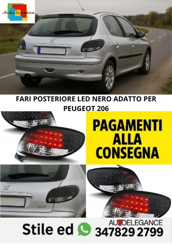 Fari posteriore led nero - 😎fari,