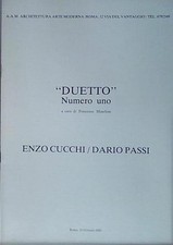 DUETTO NUMERO UNO ENZO CUCCHI