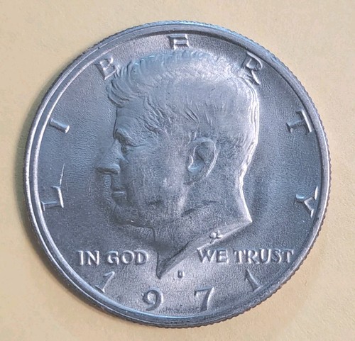 1971 kennedy mezzo dollaro - d,