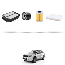 HOFFCAR Kit tagliando - 4 filtri per Suzuki Grand Vitara 1.9 DDIS 95kw dal 2006