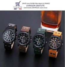 Montre Homme Cuir Style