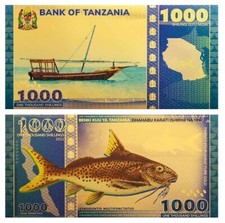 2021 Tanzania 1000 scellini