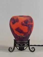 ROBJ : LAMPADA ART DECO FRANCESE 1925....... bruciatore di incenso lampada da notte epoca daum 1930