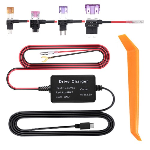 Kit hardwire dash cam 12v - hardwire,