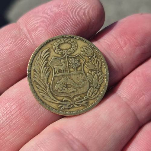 1942 perù sol - 1/2, oro