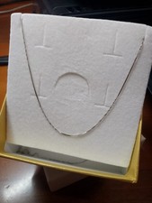 ✅ Collana unisex oro bianco