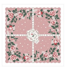 Tovaglia rosa vittoriana