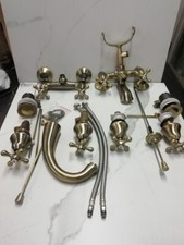 4 PEZZI: BATTERIA LAVABO+BIDET+ESTERNO DOCCIA+GRUPPO VASCA CIELO SERIE EPOCA/NR