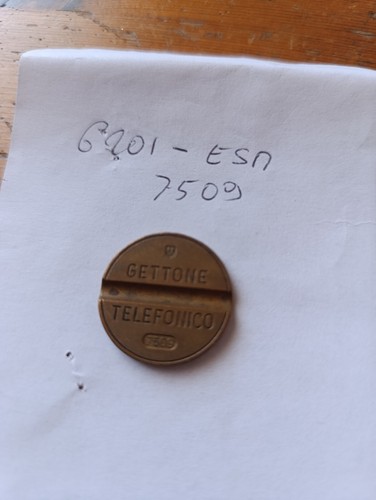 Gettone telefonico esm - telefonico,