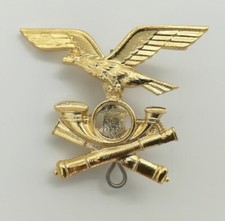 FREGIO CAPPELLO ALPINO IN METALLO DORATO PER NORVEGESE