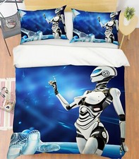 3D Robot Woman NAO3596 Bed