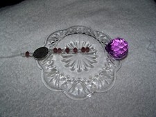 Cristallo da appendere viola