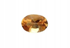 Natural citrine oval 5x3 - natural,