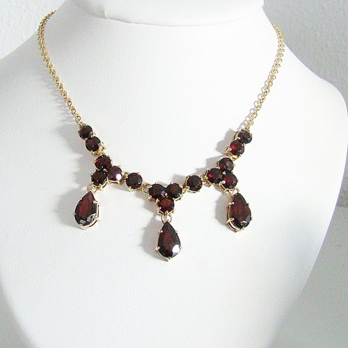 Collana oro granato - , 8