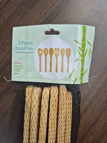 Set utensili 100 bambù - utensili,