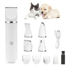 Tosatrice Silenzioso per Cani e Gatti 4 in 1 Tosatrice per Cani Macchinetta TOSA