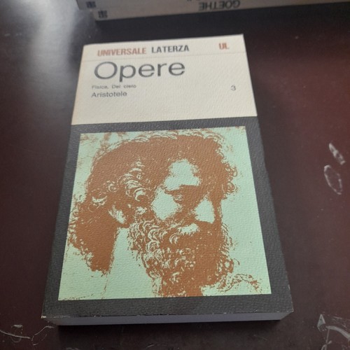 Aristotele opere volume terzo - opere,