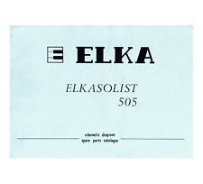 ELKA SOLIST 505 Service Manual