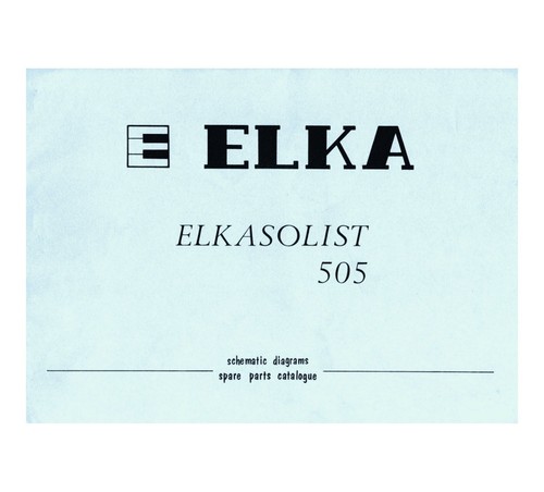 Elka solist 505 service - 505,