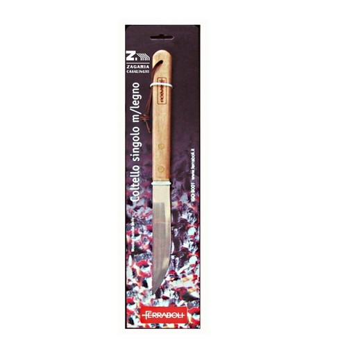 Coltello arrosto manico legno - coltello,