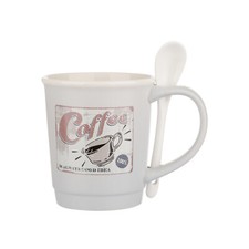 KASANOVA Mug caffè grigia 400