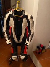 tuta moto pelle intera Dainese