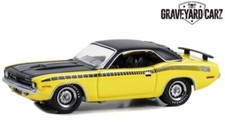 PLYMOUTH AAR'Cuda - Carz cimitero - 1970 - giallo - Greenlight 1:64