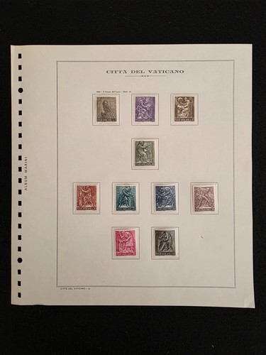 Francobolli vaticano annata - francobolli,