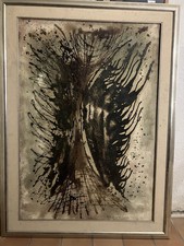 dipinto olio su tela Rodolfo Monaco 1973 con cornice 85 cm per 120 cm  La tela 6