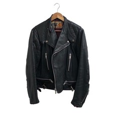 VINTAGE WOLF LEATHER JACKET 40