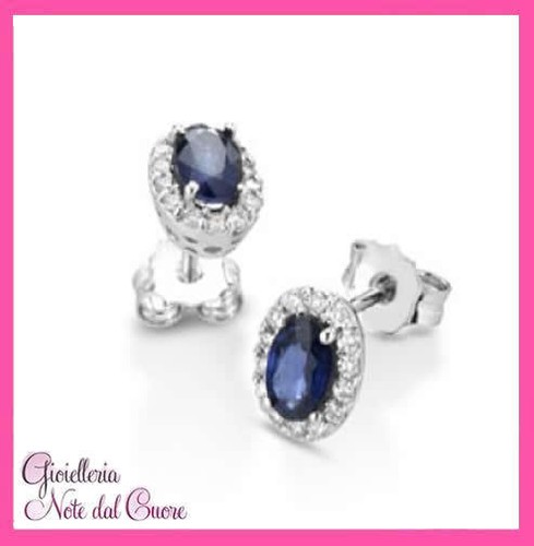 Orecchini oro bianco 18k - in,
