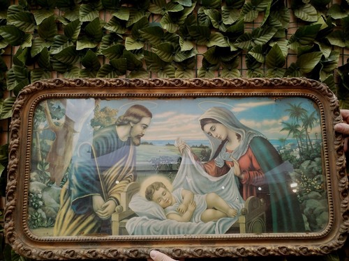 1331 quadro vintage natività - vintage,