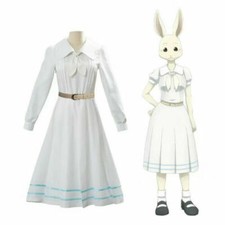 Costume cosplay BEASTARS Cherryton coniglio Haru uniforme scuola manica corta vestito
