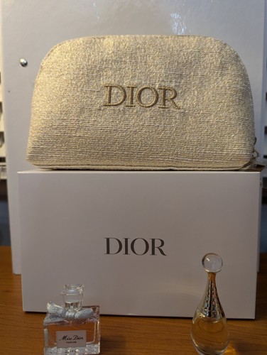 Dior gold makeup - dior, bag