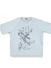 Felpa Donna Burberry A Manica Corta Verde Pistacchio , Tg S