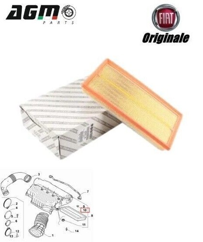 Filtro aria originale fiat - filtro,