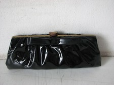 POCHETTE BORSA  IN VERNICE NERA VINTAGE