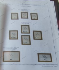 FOGLI D'ALBUM EURALBO  - GERMANIA- ANNO 1973/85  + BF ( PAGINE 78  ) 22 BUCHI