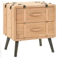 Comodino legno massello - legno, di