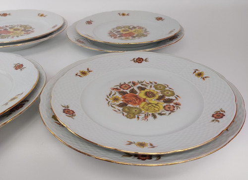 Set piatti porcellana floreale