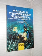 MANUALE D IMMERSIONE SUBACQUEA