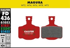 Galfer - Pastiglia freno Advanced - Magura MT2, MT4, MT6, MT8, MTS
