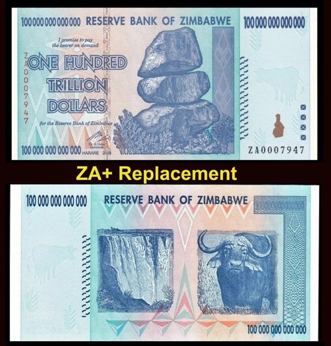 Banconota zimbabwe 100 - banconota,