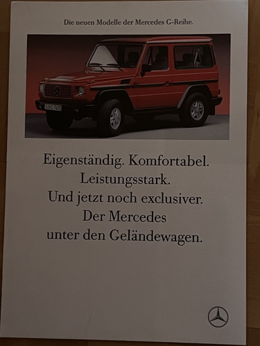 Brochure depliant mercedes 230 - depliant,