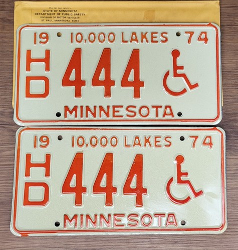 Coppia targhette minnesota - targhette,