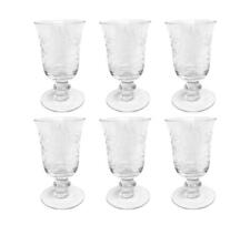 ANDREA FONTEBASSO SET 6 CALICI VINO 25 CL IN VETRO DECORATO - VERONICA