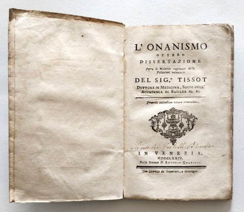 Libro onanismo del sig - libro,